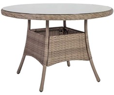 Home4You Stalas TOSCANA D110xH73cm, smėlio spalvos