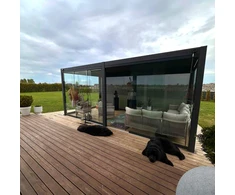 Home4You Stiklinės stumdomos durys pavėsinei MIRADOR-111 3m