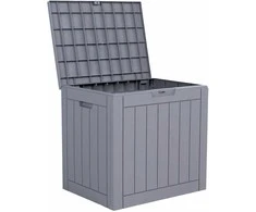 Home4You Storage box PORTOLA 56x43xH53cm/118L, beige plastikas