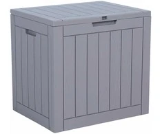 Home4You Storage box PORTOLA 56x43xH53cm/118L, beige plastikas