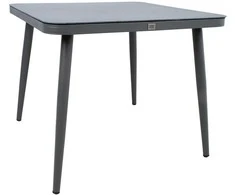 Home4You Stalas ANDROS 90x90xH75cm, pilkas