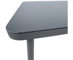 Home4You Stalas ANDROS 90x90xH75cm, pilkas
