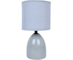 Home4You Lamp Stalinis šviestuvas LUNAR H23cm, pilkas