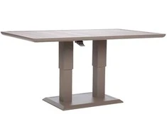 Stalas MARENDA 150x90xH2-75cm, pilkšvai smėlio spalvos