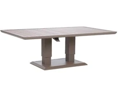 Stalas MARENDA 150x90xH2-75cm, pilkšvai smėlio spalvos
