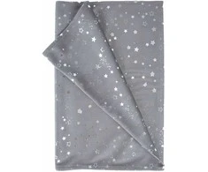 Home4You Table mat GLORY 2, 45x116cm, stars ongrey