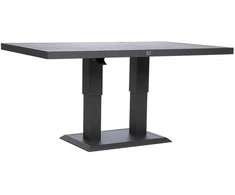 Home4you Lauko stalas TOMSON 150x90xH52-75cm Tamsiai pilka
