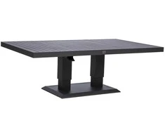 Home4you Lauko stalas TOMSON 150x90xH52-75cm Tamsiai pilka