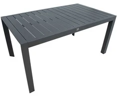 Home4You Stalas TOMSON 160x90xH73, tamsiai pilkas