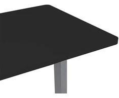 Stalviršis ERGO 120x60cm Juodas