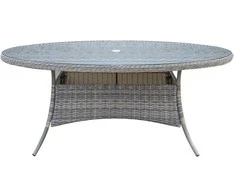 Stalas TRENTO 180x100xA75cm, šviesiai pilkas