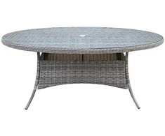 Stalas TRENTO 180x100xA75cm, šviesiai pilkas