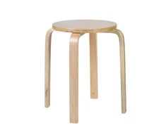 Home4You Taburetė SIXTY-1 D41xH45 cm, klijuota mediena su beržo lukštu