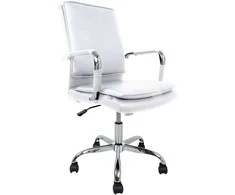 Biuro kėdė ULTRA Balta, H94-104 cm
