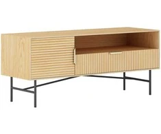 Home4You TV staliukas BASSEL 120x40xH50cm, 3D melaminas