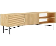 Home4You TV staliukas BASSEL 160x40xH50cm, 3D melaminas