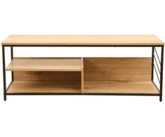 Home4you TV staliukas DIMITRA 120x40xH45cm Rustic/Juodas