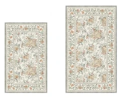 Home4You Kilimas „AREA ACCENT“, 2 vnt. komplekte, 50 x 84 cm / 60 x 102 cm, raštas Nr. 22