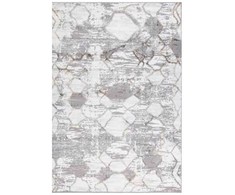 Kilimas SALAMANCA-3, 133x190cm, sidabrinis/baltas