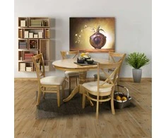 Home4You Valgomojo komplektas MIX &amp; MATCH su 4 kėdėmis