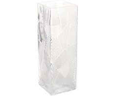 Home4You Vaza ZANA 10x10xH30cm, skaidrus stiklas