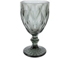 Home4You Vyno taurė CORAL 300ml, antracitas