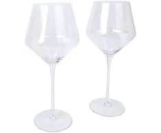 Home4You Vyno taurės CRYSTAL 2vnt 700ml "Burgundy"