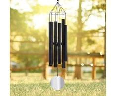 Home4You Vėjo varpeliai NATURE'S MELODY H95 cm, juoda