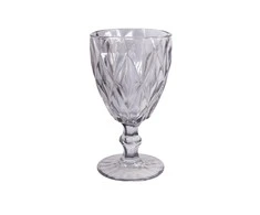 Home4You Vyno taurė CORAL 300ml, sidabro blizgesys