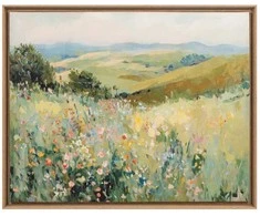 ART Sienų dekoras 80x100 cm, gėlių laukas