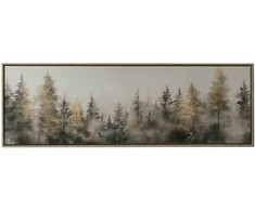 Sienų meno kūrinys WALLY 30x90cm, Eglės miškas