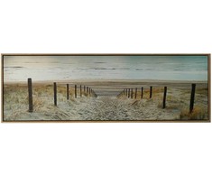 Sienų meno kūrinys WALLY 30x90cm, kelias į paplūdimį