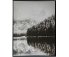 Sienų meno kūrinys WALLY 60x80cm, snieguotas peizažas