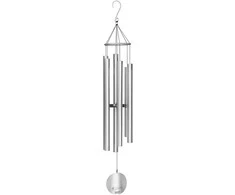 Vėjo varpeliai NATURE'S MELODY H116 cm, sidabro