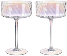 Home4You Vyno taurės DOLCE 2 vnt., H17cm, skaidrios