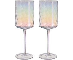 Home4You Vyno taurės DOLCE 2 vnt., aukštis 23,3 cm, skaidrios