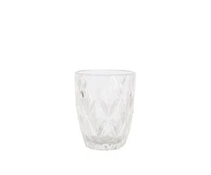 Home4You Žema stiklinė CORAL 250 ml D8xH10 cm, skaidri