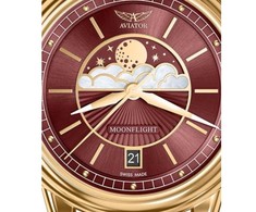 Laikrodis AVIATOR Douglas Moonflight V.1.33.2.265.4