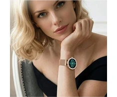 Garett išmanusis laikrodis su lietuvišku meniu Grace Rose Gold Mesh Stee