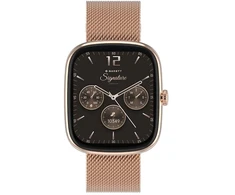 Garett išmanusis laikrodis su lietuvišku meniu Flow Rose Gold Mesh Steel