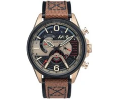 Laikrodis AVI-8 HAWKER HARRIER II Retrograde Chronograph AV-4056-06
