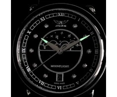 Laikrodis AVIATOR Douglas Moonflight Sidabrinis Diamonds Edition V.1.33.0.381.4