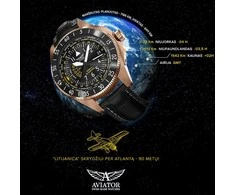 Laikrodis Aviator GMT Darius ir Girėnas. Skrydis per Atlantą V.1.37.2.292.4