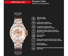 Laikrodis TIME FORCE Saratoga Lady TF5029LAR-02M