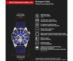 Laikrodis TIME FORCE Spectrum Macchina TF5035M-03LTD