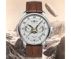 Laikrodis Zeppelin 8536-1 Kapitono linija, Mėnulio fazė