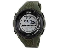 Laikrodis SKMEI 1074 AG Lady Size Army Žalias