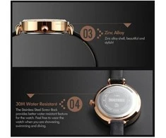 Laikrodis SKMEI 1184CL Gold Case Juodas