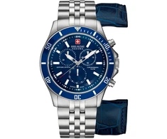 Laikrodis Swiss Military Hanowa Swiss Military Flagship Chronograph Set 06-5183.7.04.003SET