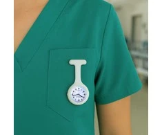 XONIX NUR 001 prisegamas laikrodis – medicinos darbuotojų / slaugytojų laikrodis